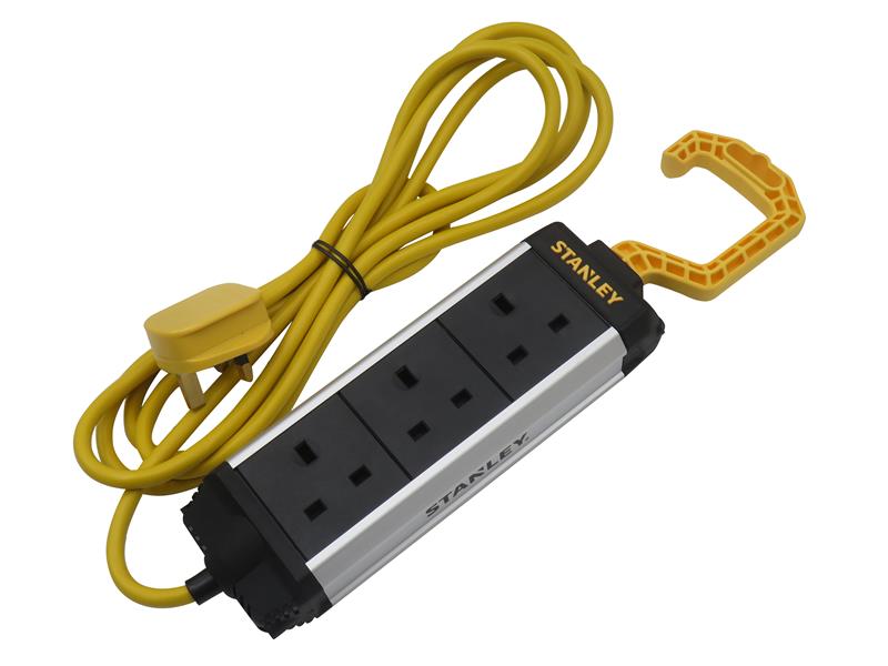 3-Gang Powerboard with Foldable Hook 3m