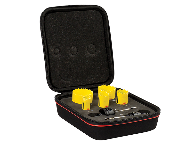 KDC05021 Deep Cut Bi-Metal Electricians Holesaw Kit, 7 Piece