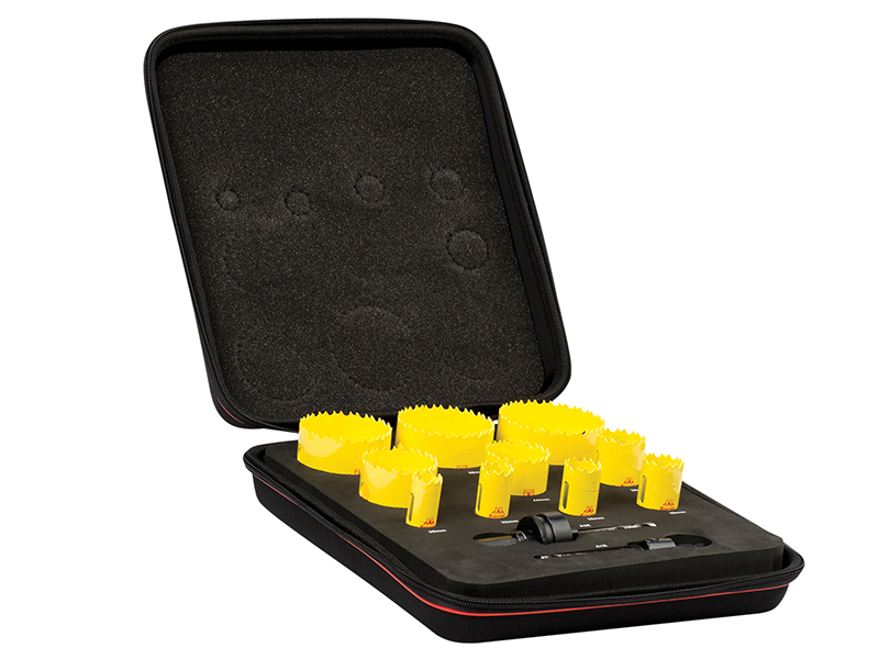 KDC10021 Deep Cut Bi-Metal Deluxe Electricians Holesaw Kit, 12 Piece