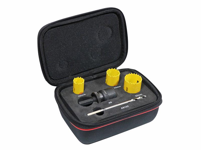 KFC03051 Kwik-Change Electricians Holesaw Kit, 8 Piece