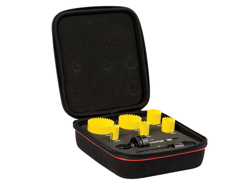 KFC06022 Fast Cut Bi-Metal Electricians Holesaw Kit, 8 Piece
