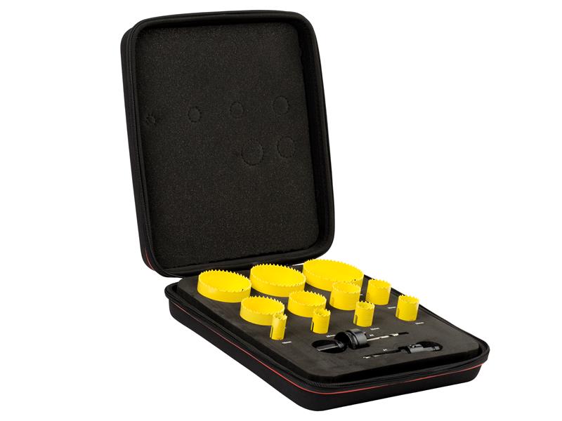 KFC11021 Fast Cut Bi-Metal Deluxe Electricians Holesaw Kit, 13 Piece