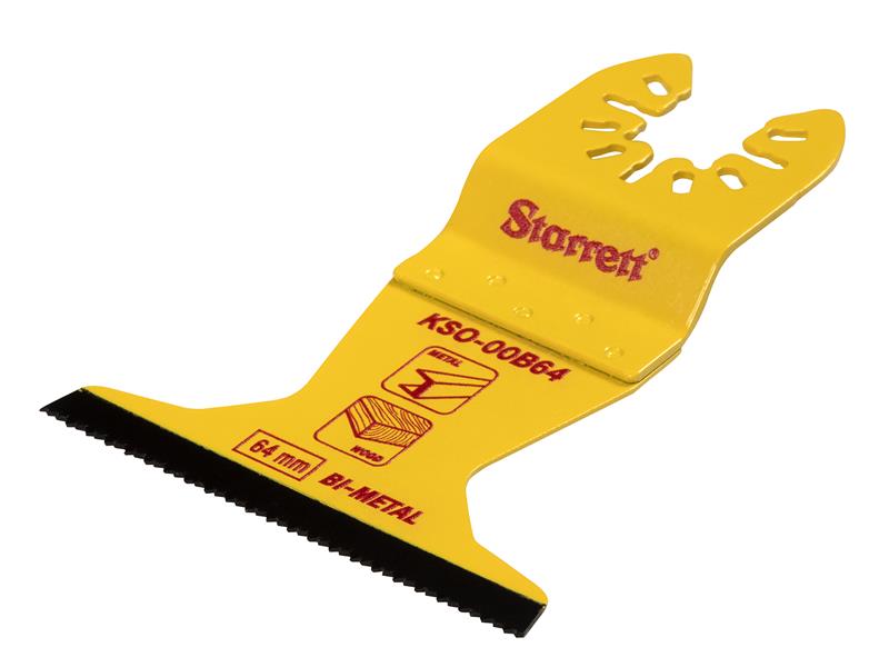 KSO-00B64 Flat-sided Bi-metal Oscillating Blade 40 x 64mm x 18 TPI