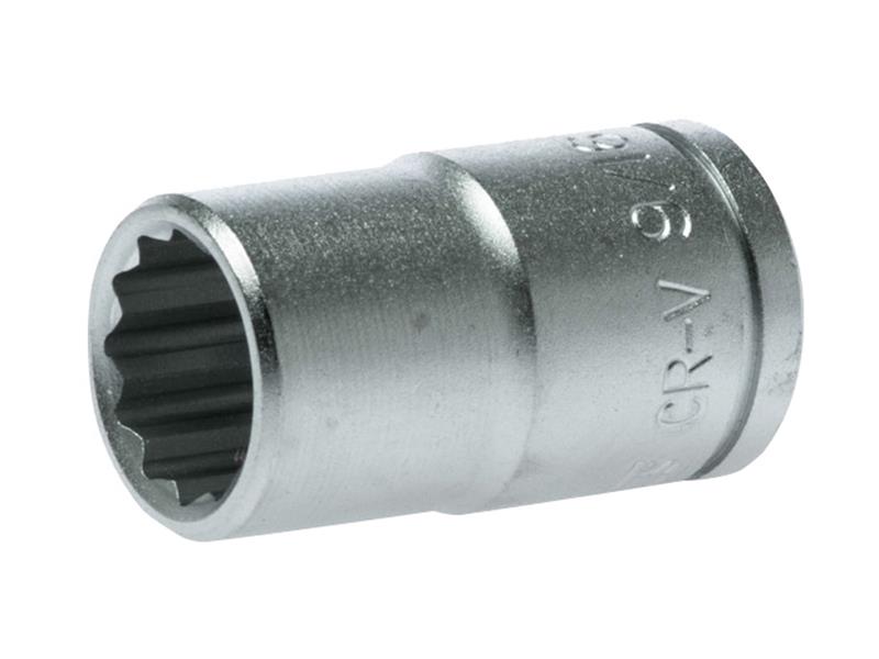 Bi-Hexagon Socket 12-Point Regular A/F 1/2in Drive 9/16in