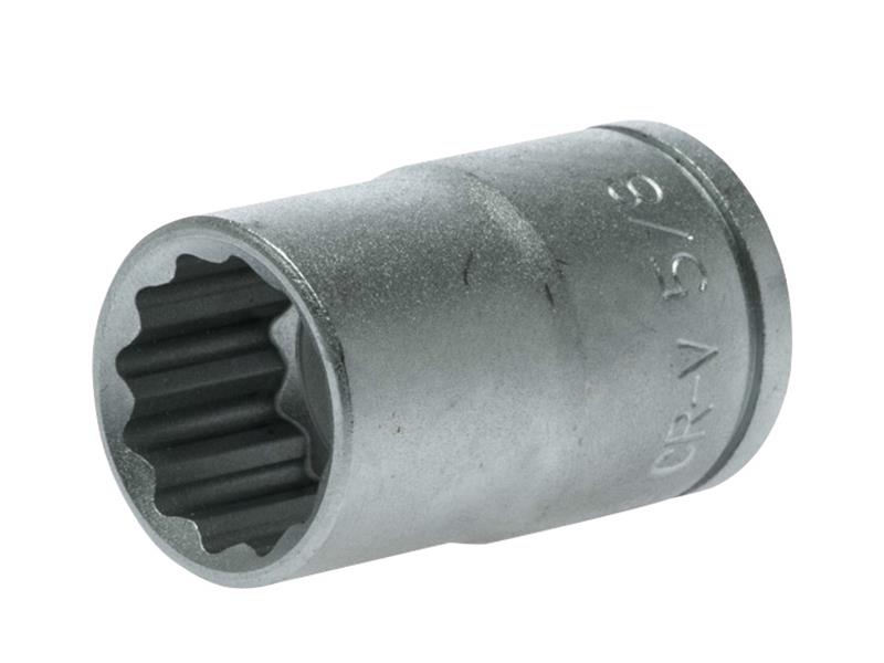 Bi-Hexagon Socket 12-Point Regular A/F 1/2in Drive 5/8in