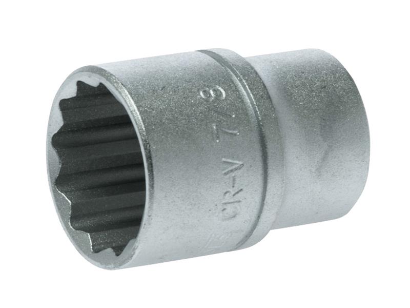 Bi-Hexagon Socket 12-Point Regular A/F 1/2in Drive 7/8in