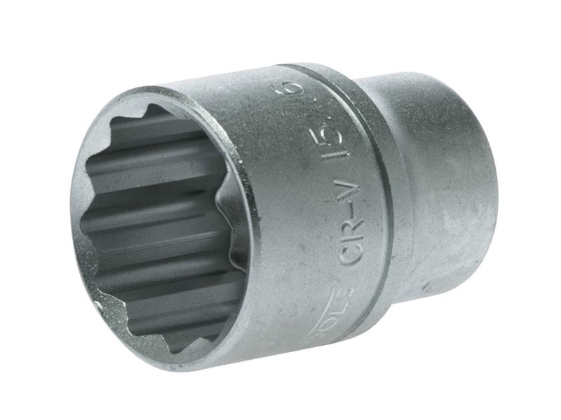 Bi-Hexagon Socket 12-Point Regular A/F 1/2in Drive 15/16in