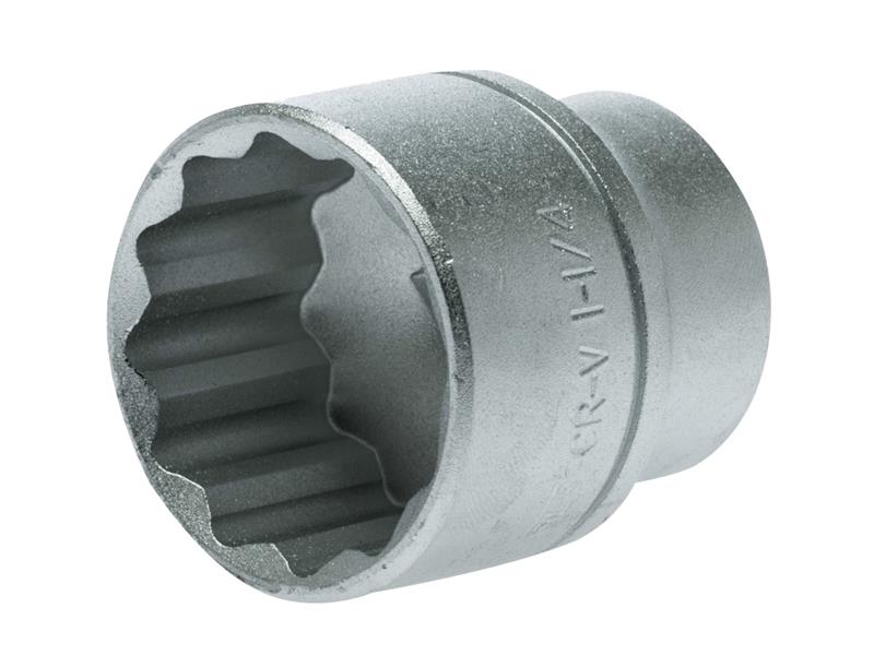 Bi-Hexagon Socket 12-Point Regular A/F 1/2in Drive 1.1/4in