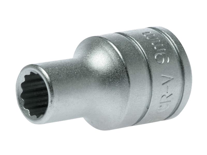 Bi-Hexagon Socket 12-Point 1/2in Drive 9mm