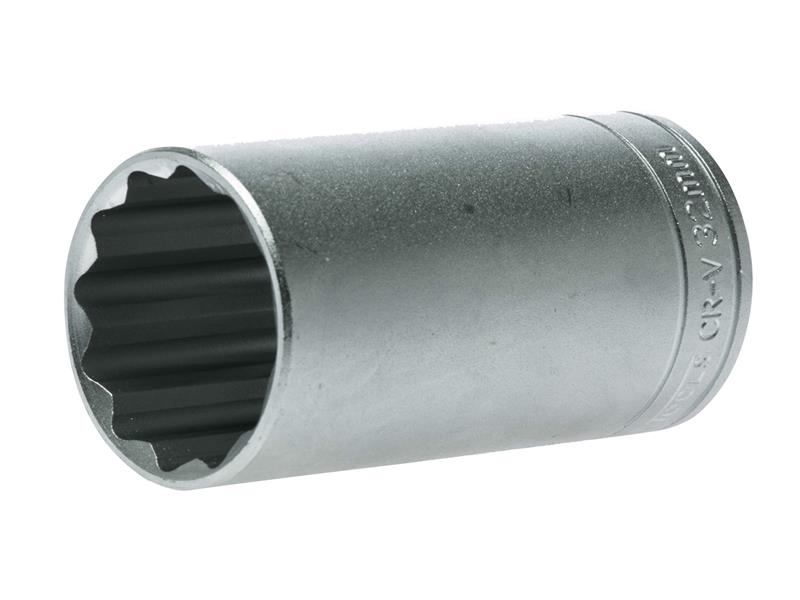 Bi-Hexagon Socket Deep 12-Point 1/2in Drive 32mm