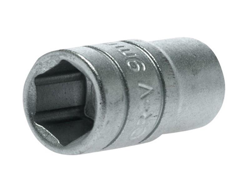 Hexagon Socket 6 Point Regular 1/4in Drive 9mm