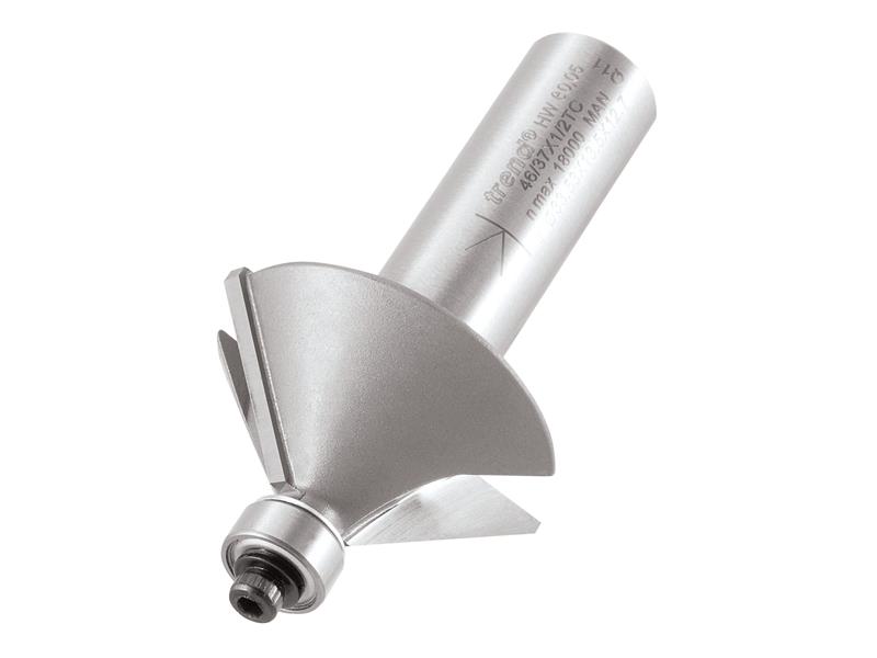 46/37 x 1/2 TCT Bearing Guided Chamfer 45? 31.8 x 12mm