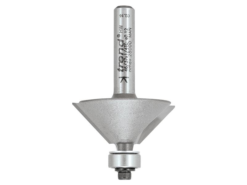 46/37 x 1/4 TCT Bearing Guided Chamfer 45? 31.8 x 12mm