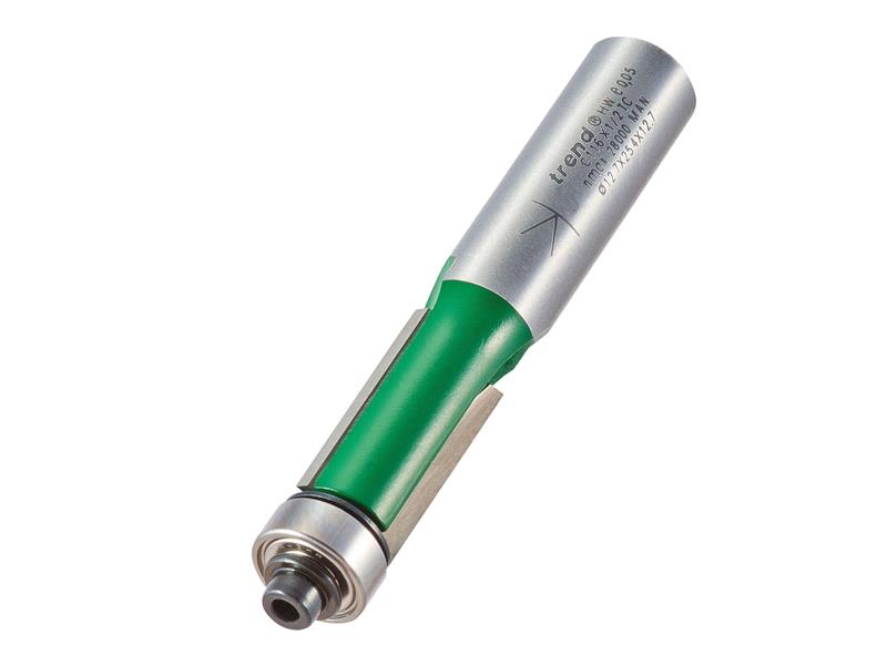 C116 x 1/2 TCT 90? Bearing Guided Trimmer Cutter 12.7 x 25.4mm