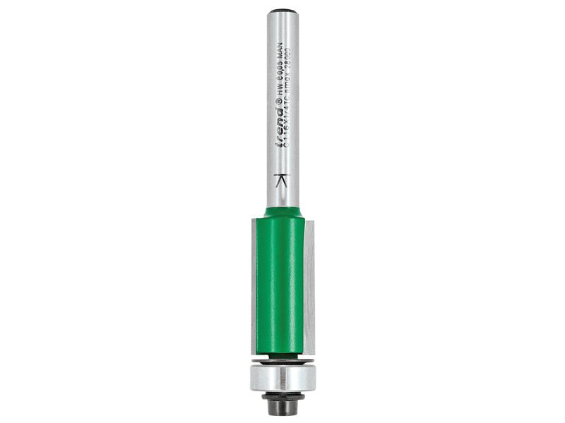 C116 x 1/4 TCT 90? Bearing Guided Trimmer Cutter 12.7 x 25.4mm