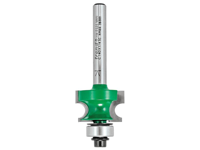 C140 x 1/4 TCT Bearing Guided Corner Bead 3.2mm Radius