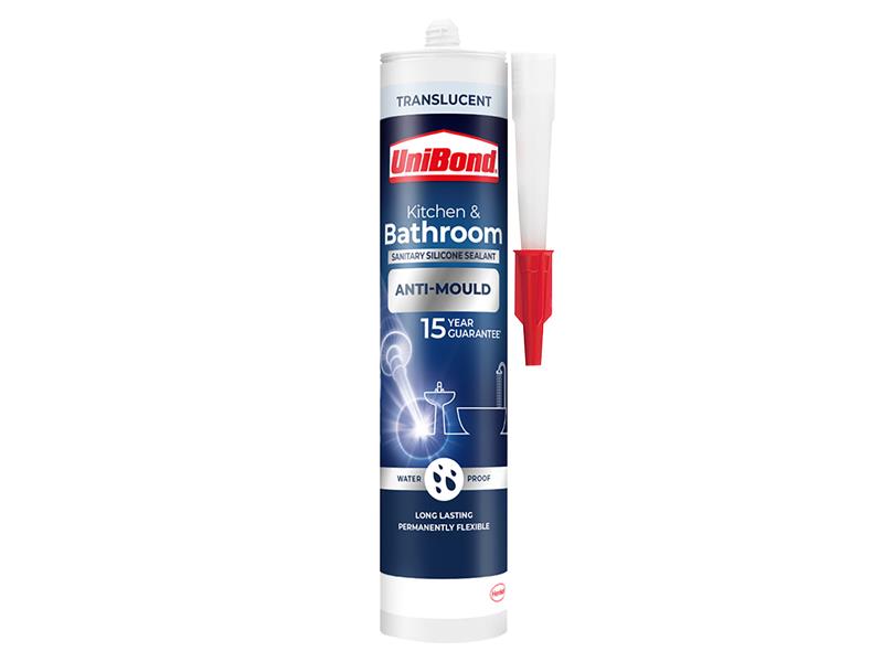 Healthy Kitchen & Bathroom Anti Mould Sealant Translucent Cartridge 274g