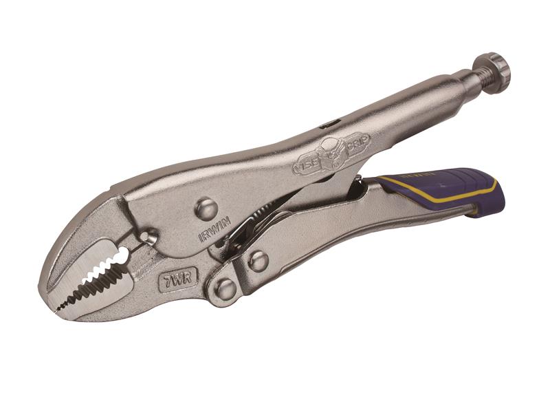 7WR Fast Release(TM) Curved Jaw Locking Pliers with Wire Cutter 178mm (7in)
