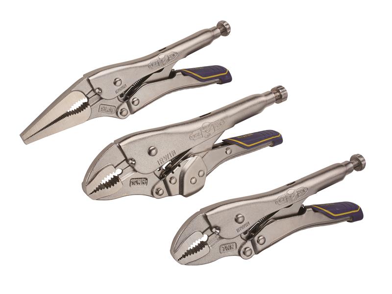 Fast Release(TM) Locking Pliers Set of 3 7R  9LN & 10WR
