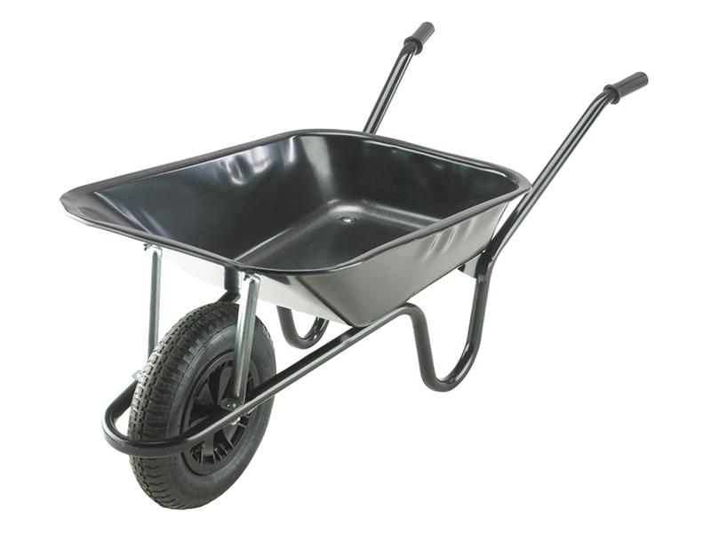Croft Galvanised Garden DIY Wheelbarrow 85L CROGVP