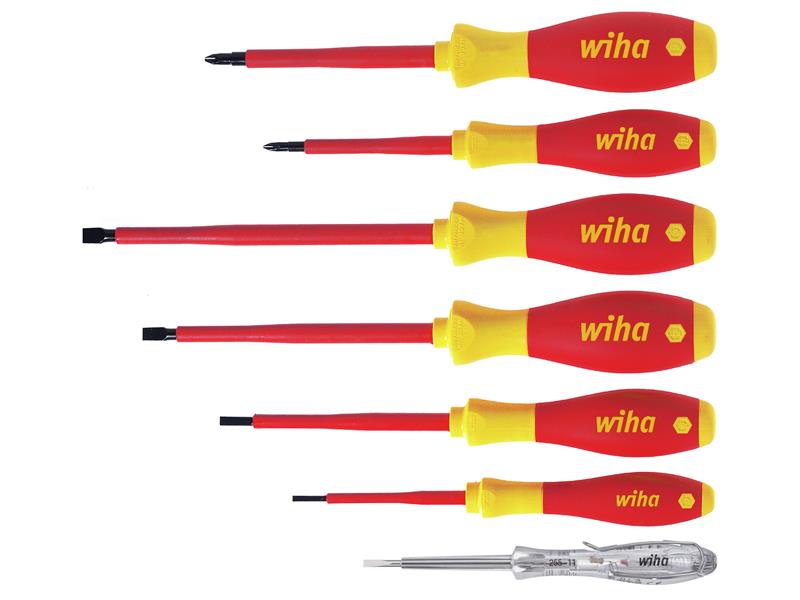 SoftFinish(R) electric SL/PH Screwdriver Set, 7 Piece