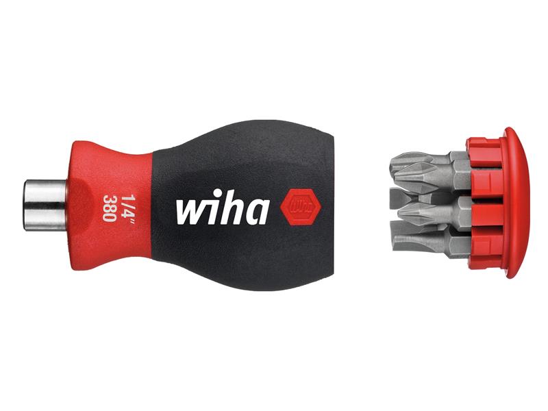Magnetic SoftFinish(R) Stubby Screwdriver with Bit Magazine (SL, PH)