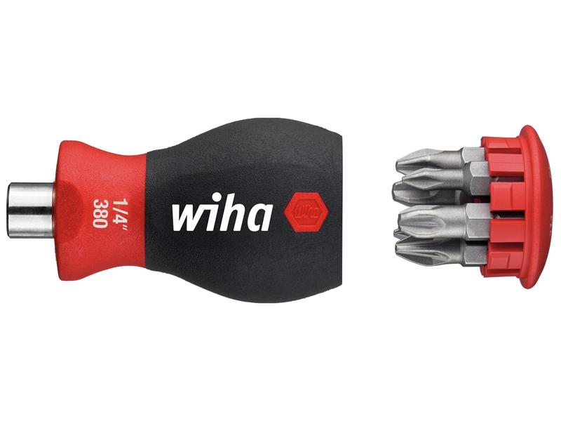 Magnetic SoftFinish(R) Stubby Screwdriver with Bit Magazine (PH, PZ)
