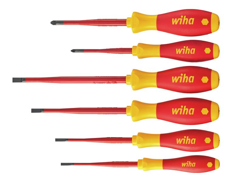 SoftFinish(R) electric slimFix SL/PZ Screwdriver Set, 6 Piece