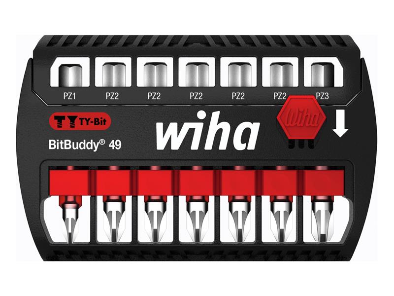 BitBuddy(R) Pozidriv TY Bit Set, 7 Piece