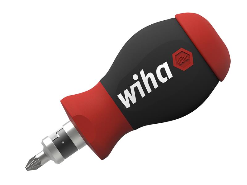 Magnetic SoftFinish(R) Stubby Screwdriver with Bit Magazine