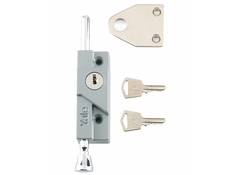 8K116 Multi-Purpose Door Bolt White Finish Visi